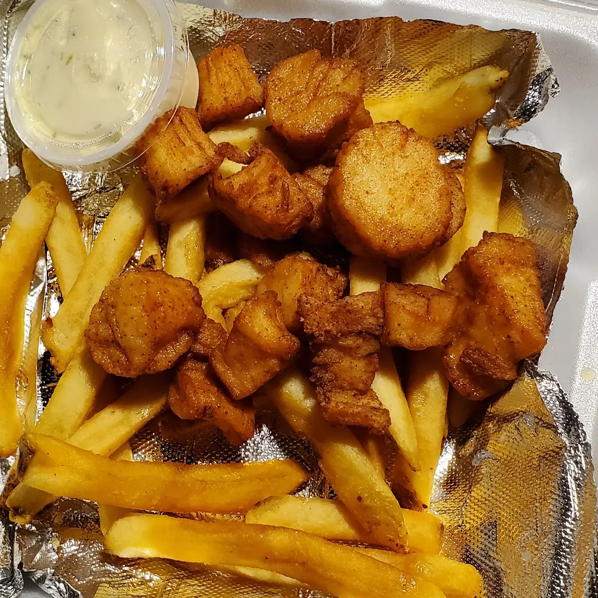 Fried Sea Scallops