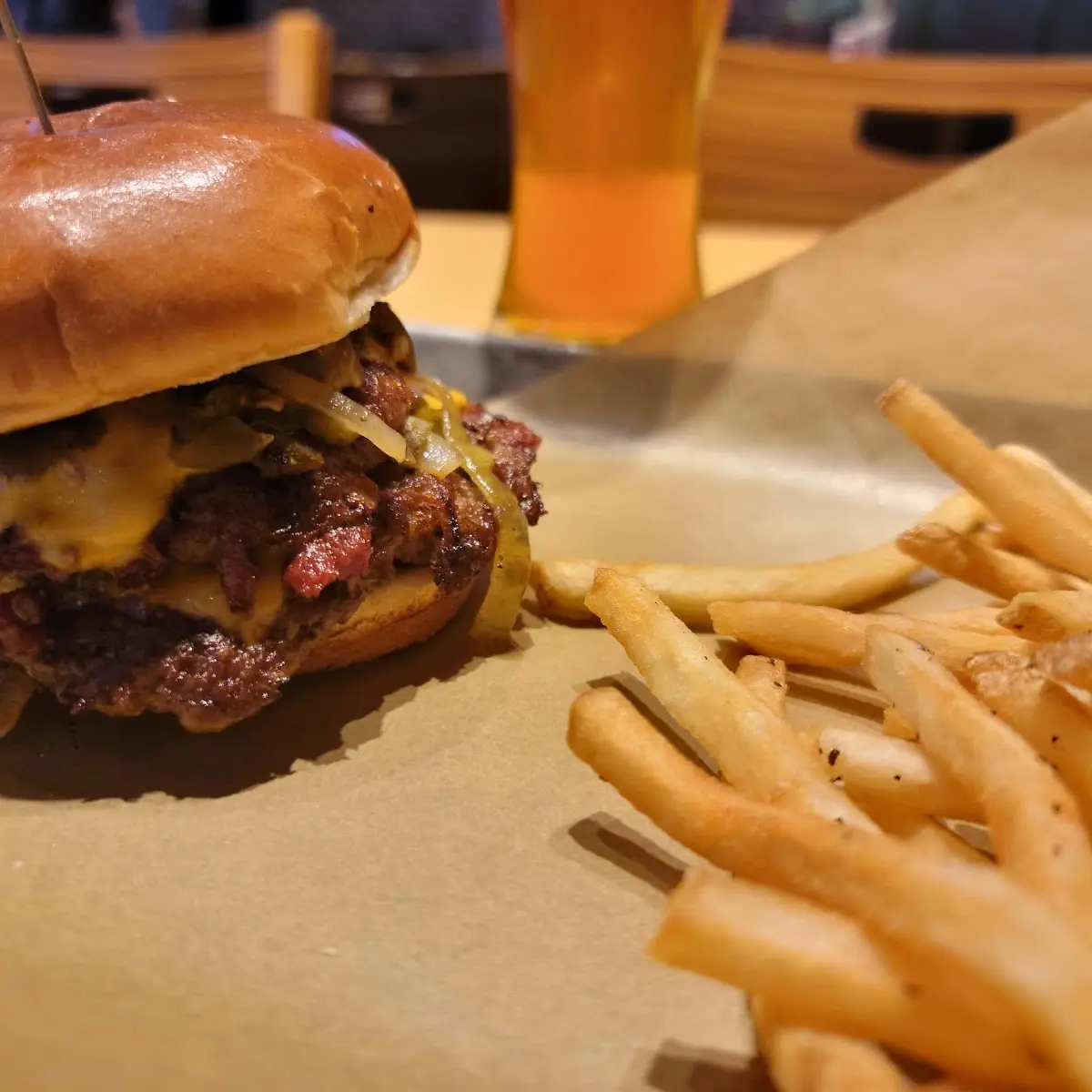 Hatch Green Chile Burger