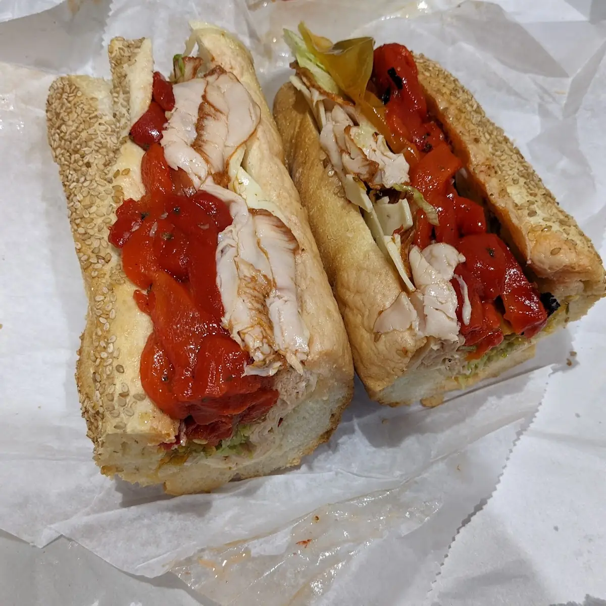 Turkey Inferno with Roast Red Pepper