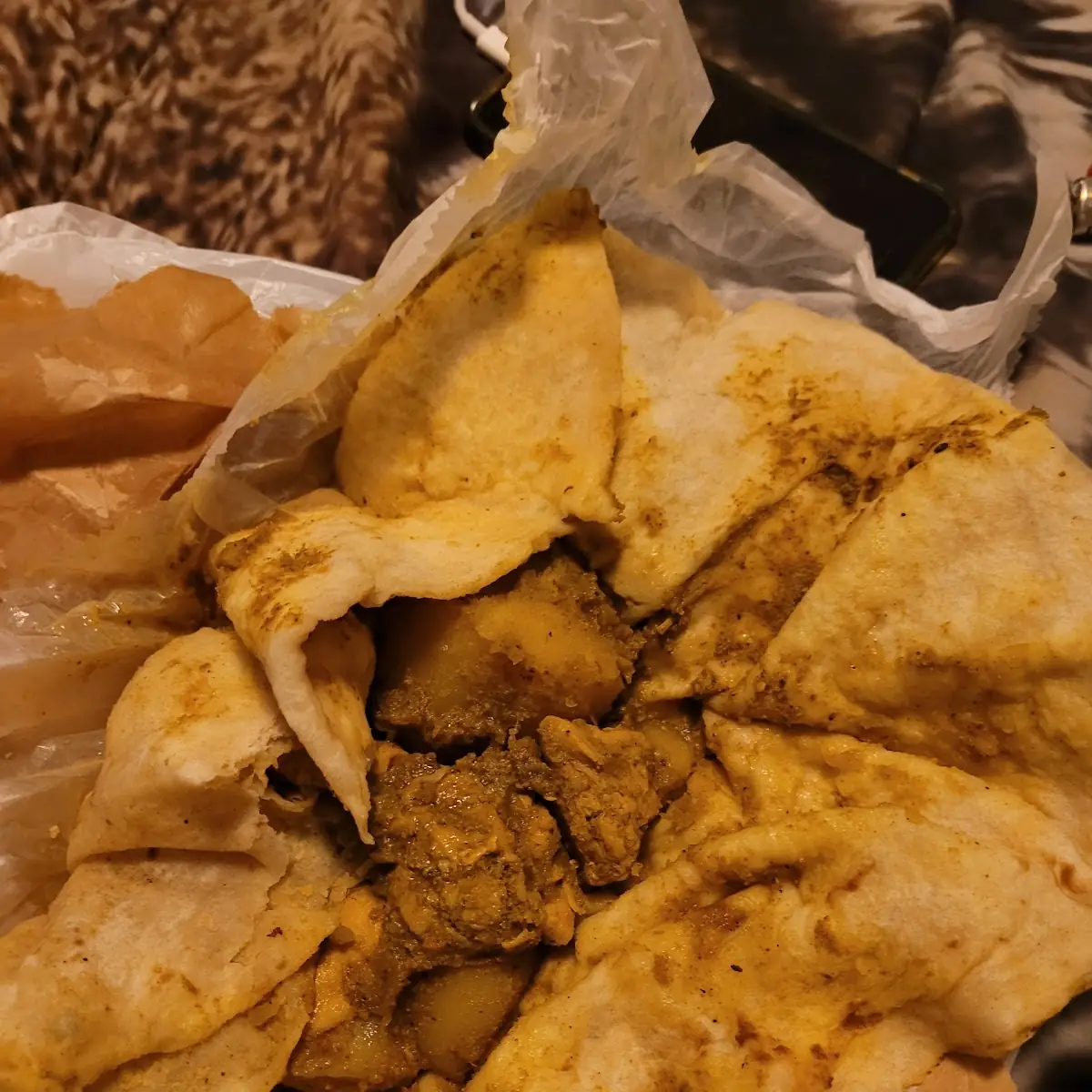 Curry Chicken Roti