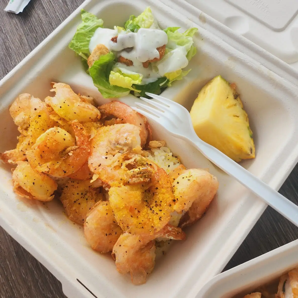 Lemon Pepper Shrimp Plate