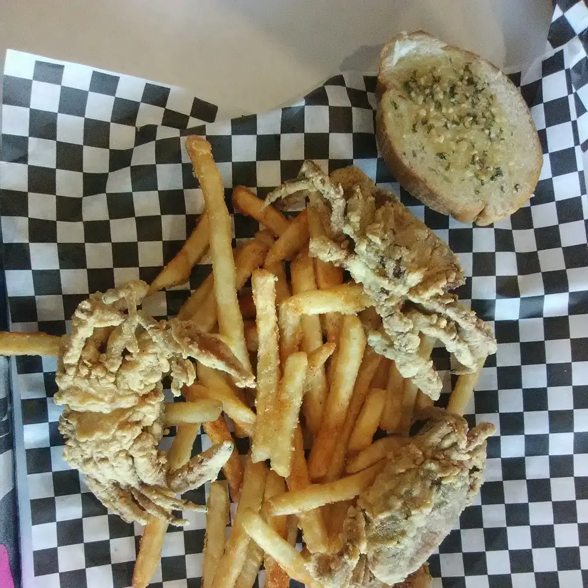 Cajun Soft Shell Crab Platter