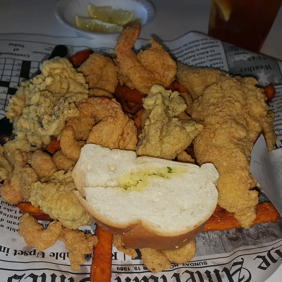 Seafood Combo Fried Seafood Platter
