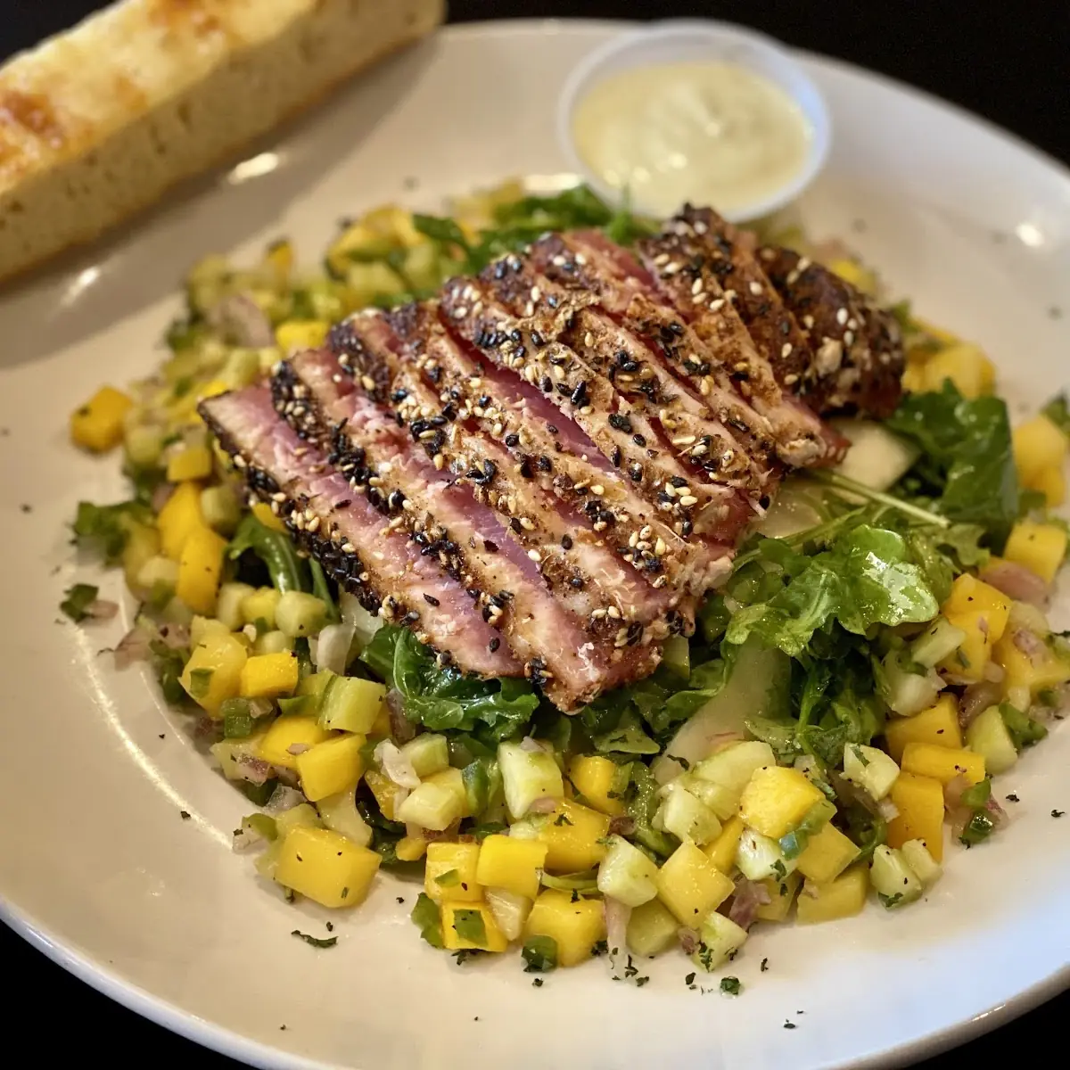 Grilled Ahi Tuna Salad