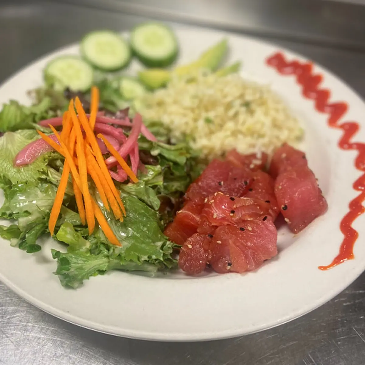 Ahi & Avocado Poke Bowl
