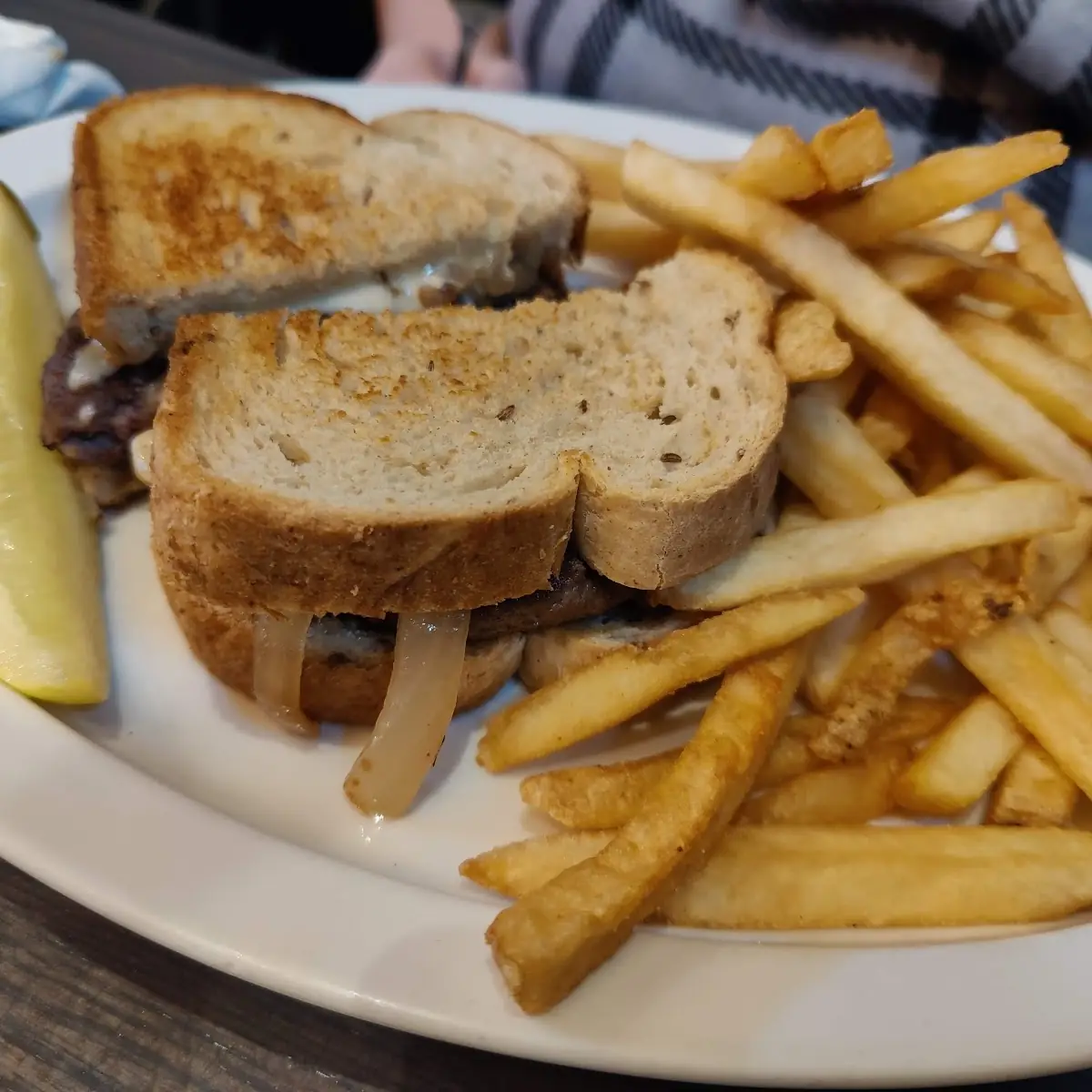 French Onion Patty Melt