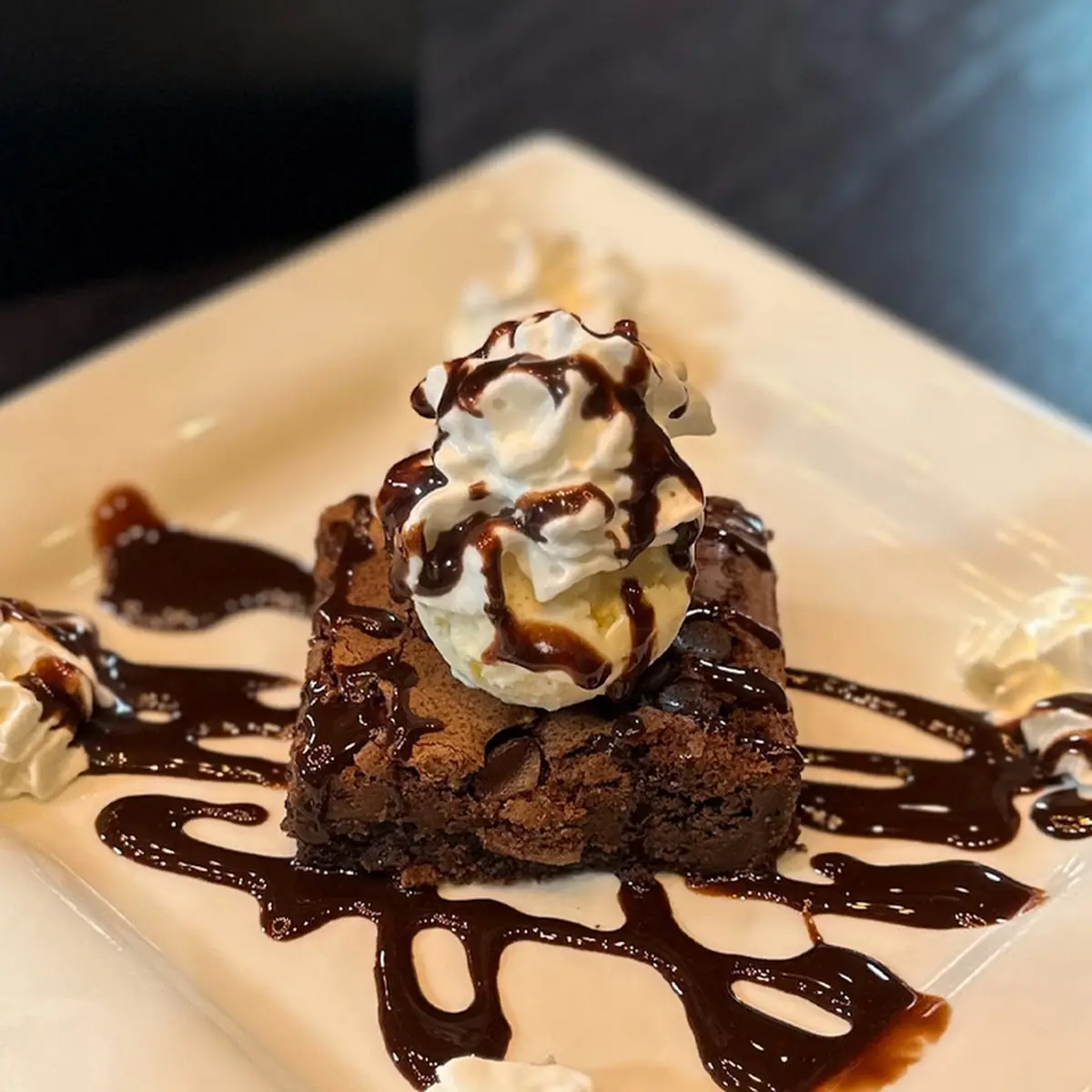 Warm Fudge Brownie