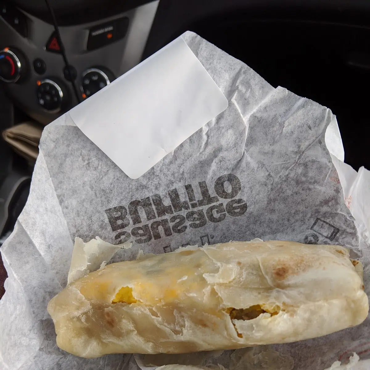 Sausage Breakfast Burrito