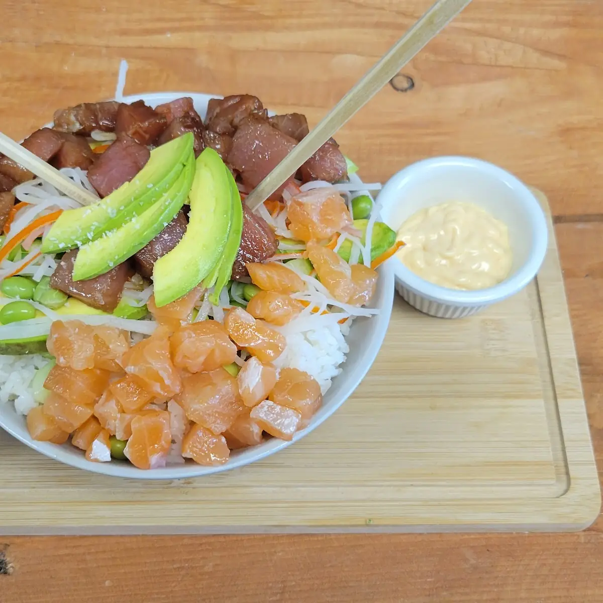 Rainbow Poke Bowl