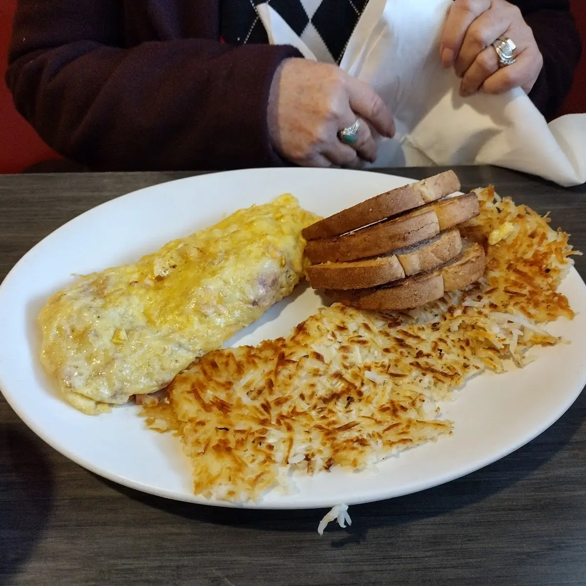 Ham and Cheese Omelette