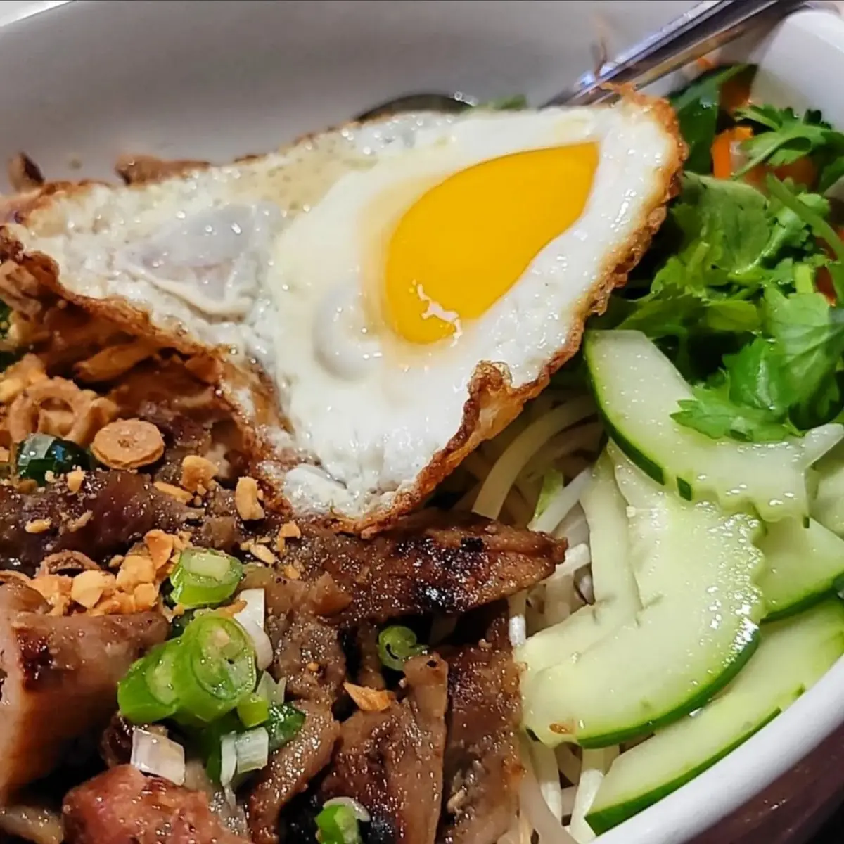 Beef & Noodle Salad with Fish Sauce