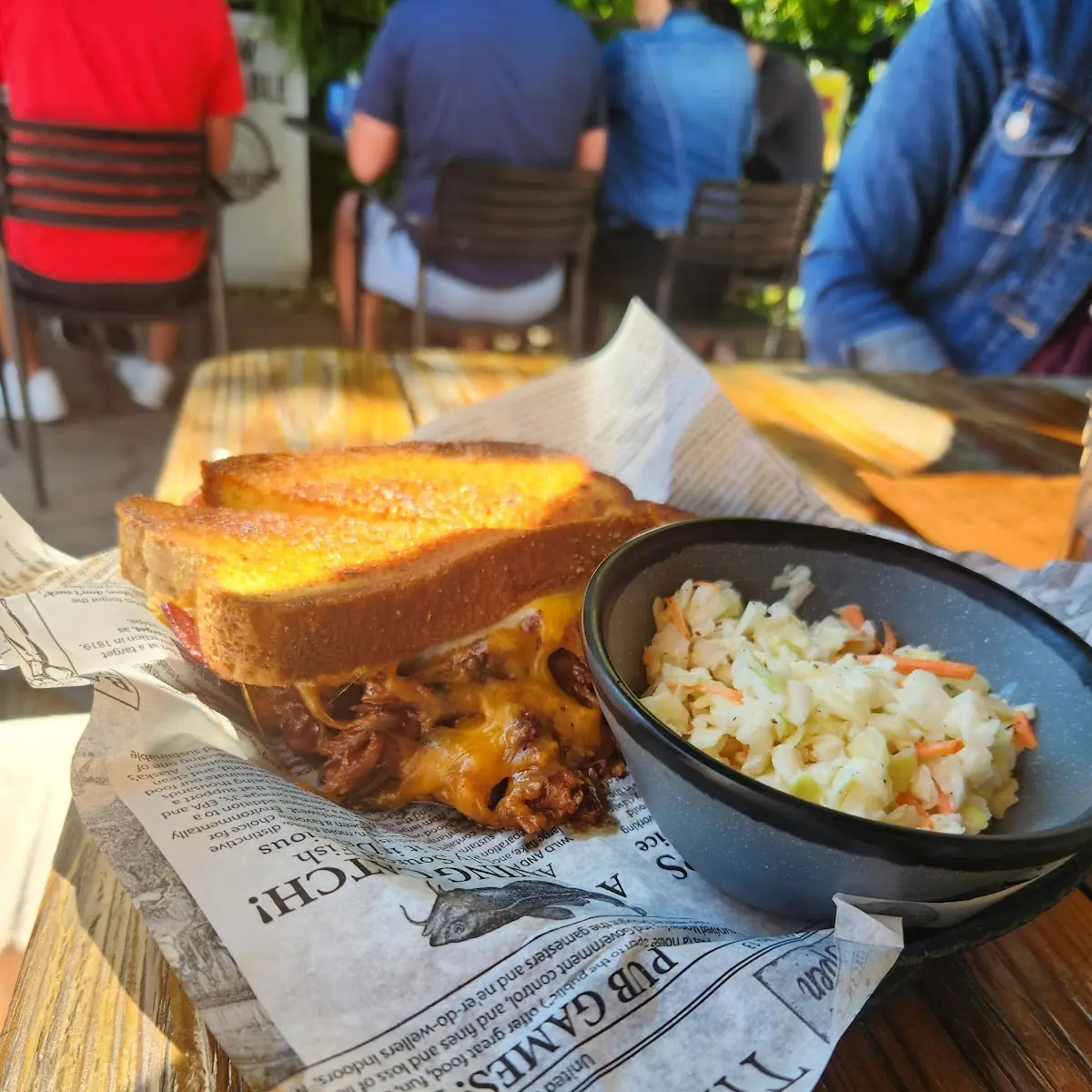 Dilluons Pulled Pork Grilled Cheese
