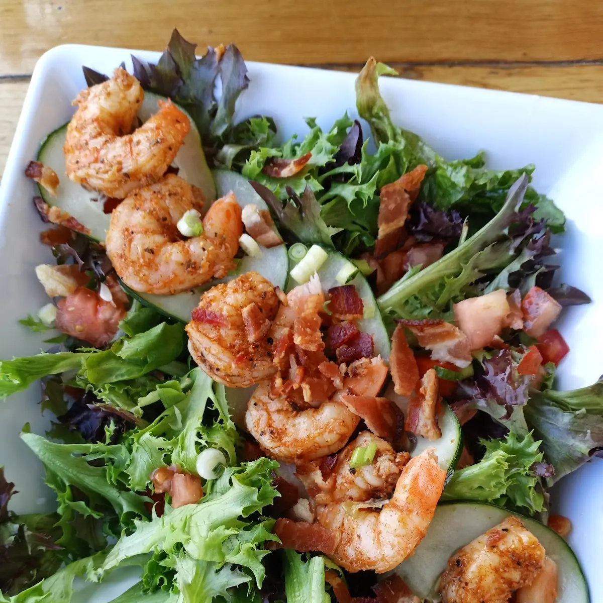 Roasted Shrimp blt Salad