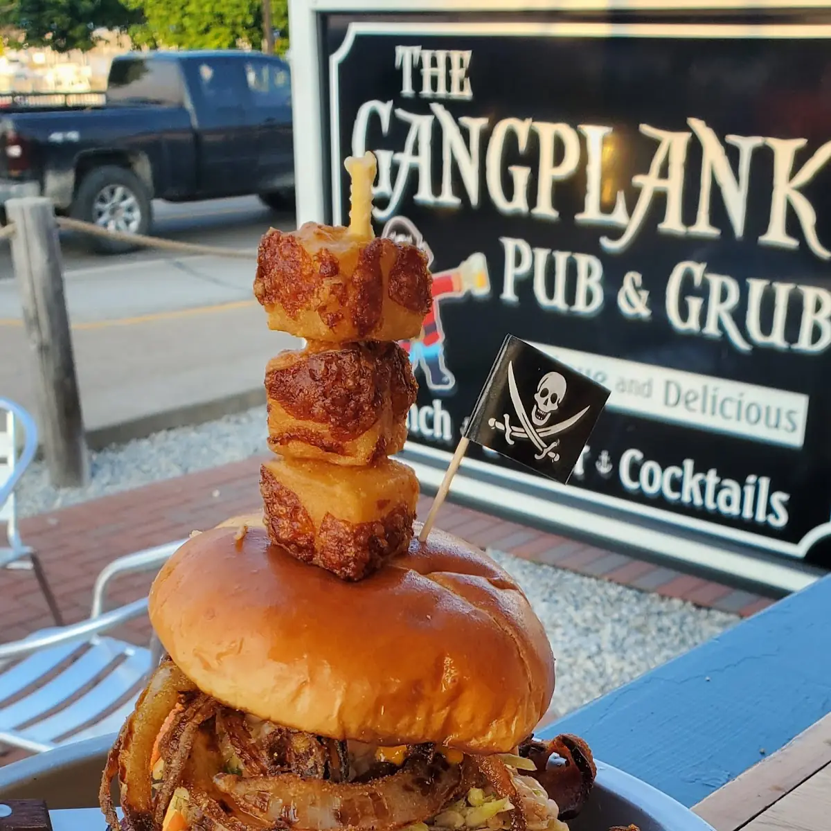 Walk the Gangplank Burger
