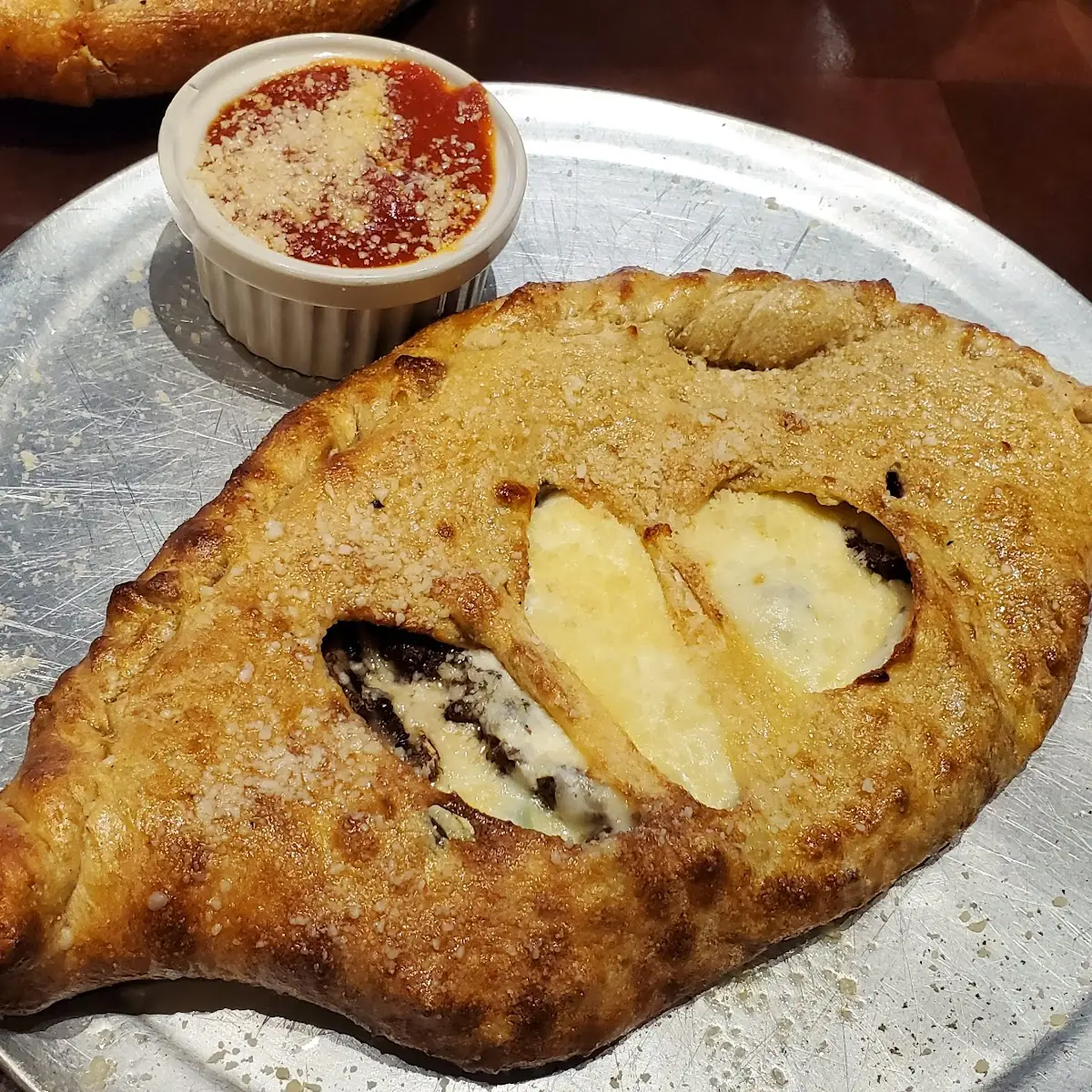 Steak and Cheese Calzone