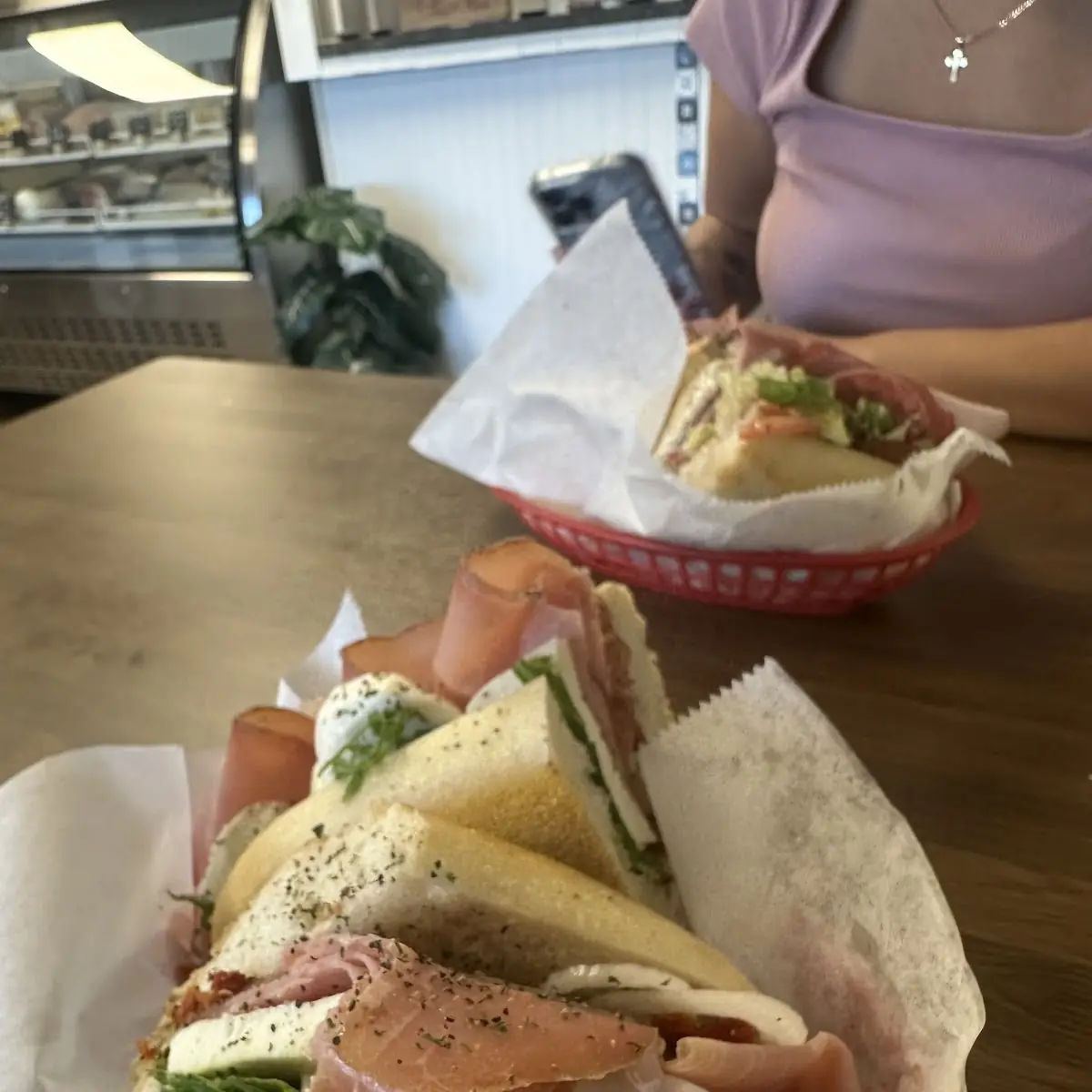 Italian & Caprese Sandwich