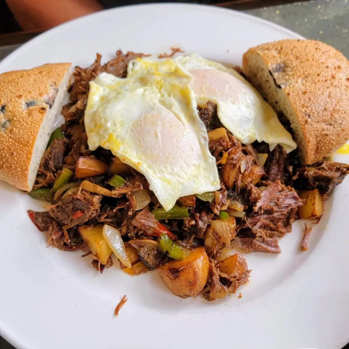 Short Rib Hash & Eggs