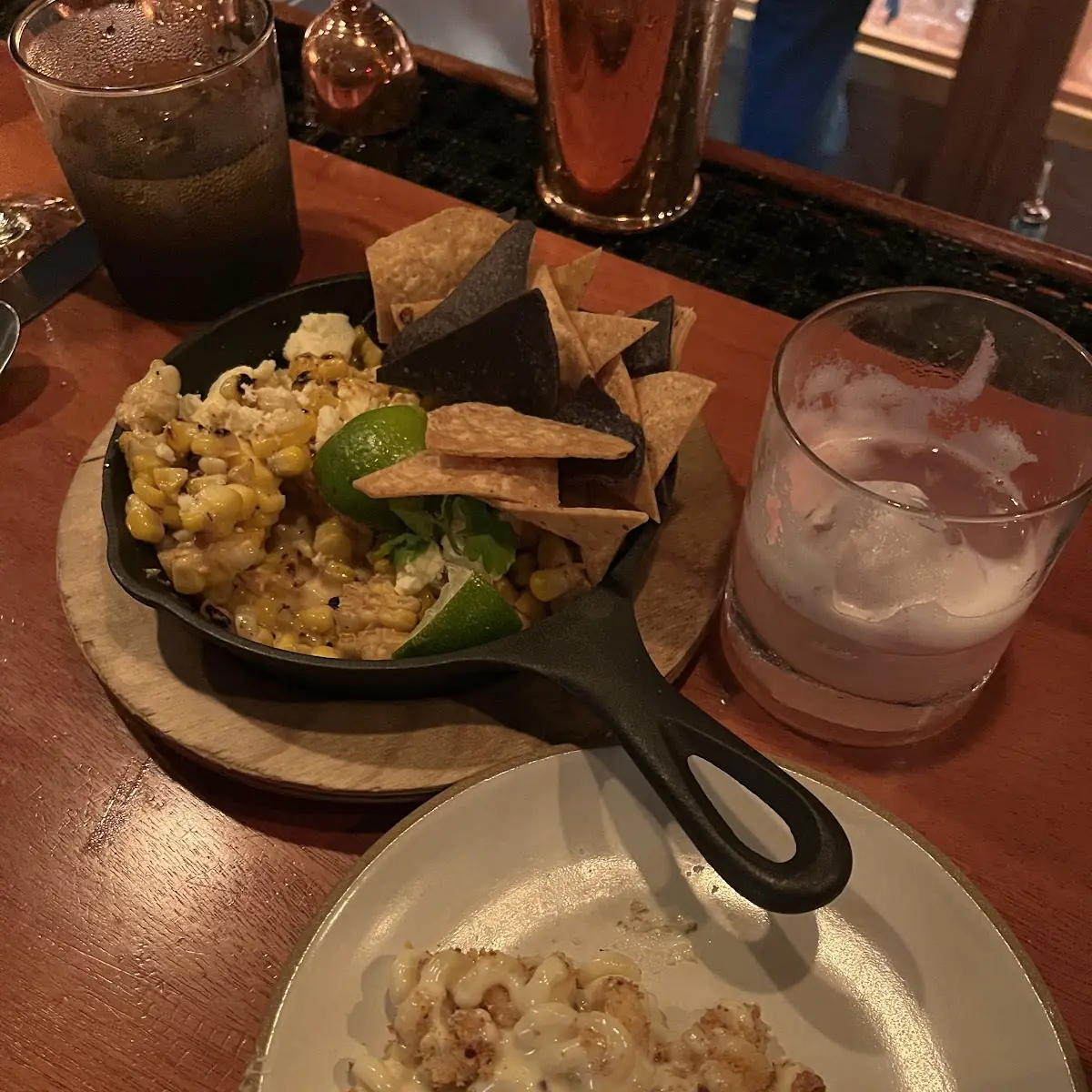 Fire Mac and Cheese and Nachos