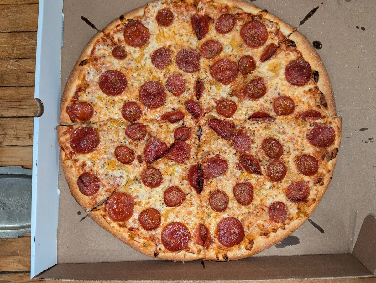 Pepperoni Pizza with Jalapeños