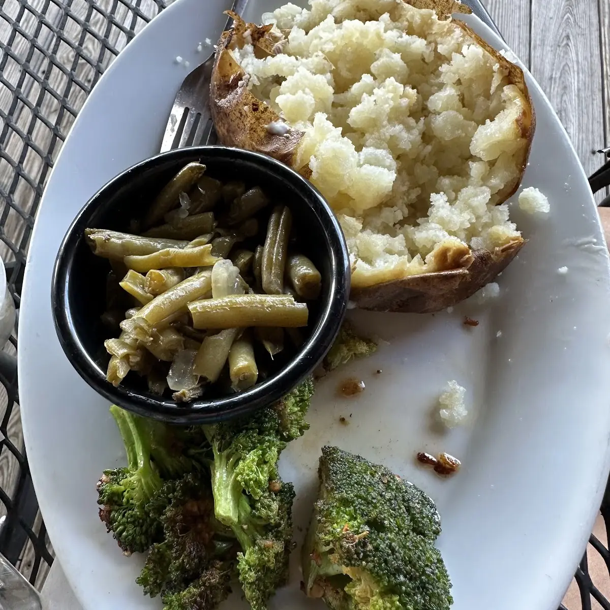 Green Beans and Broccoli