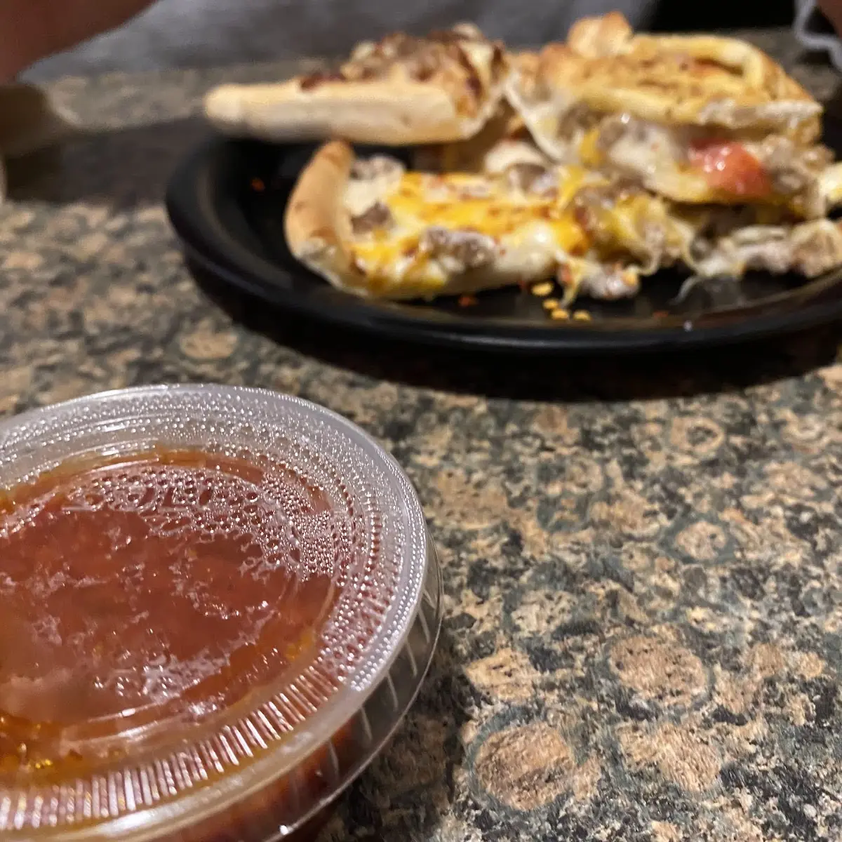 Dinner Buffet Pizza and Marinara Sauce