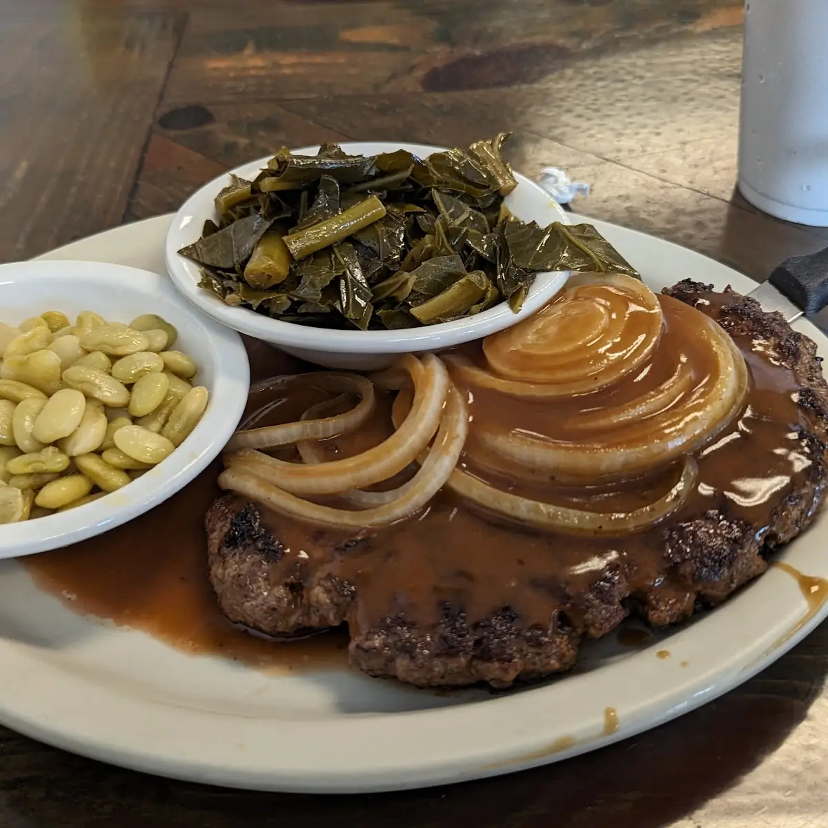 Hamburger Steak with Onions and Gravy