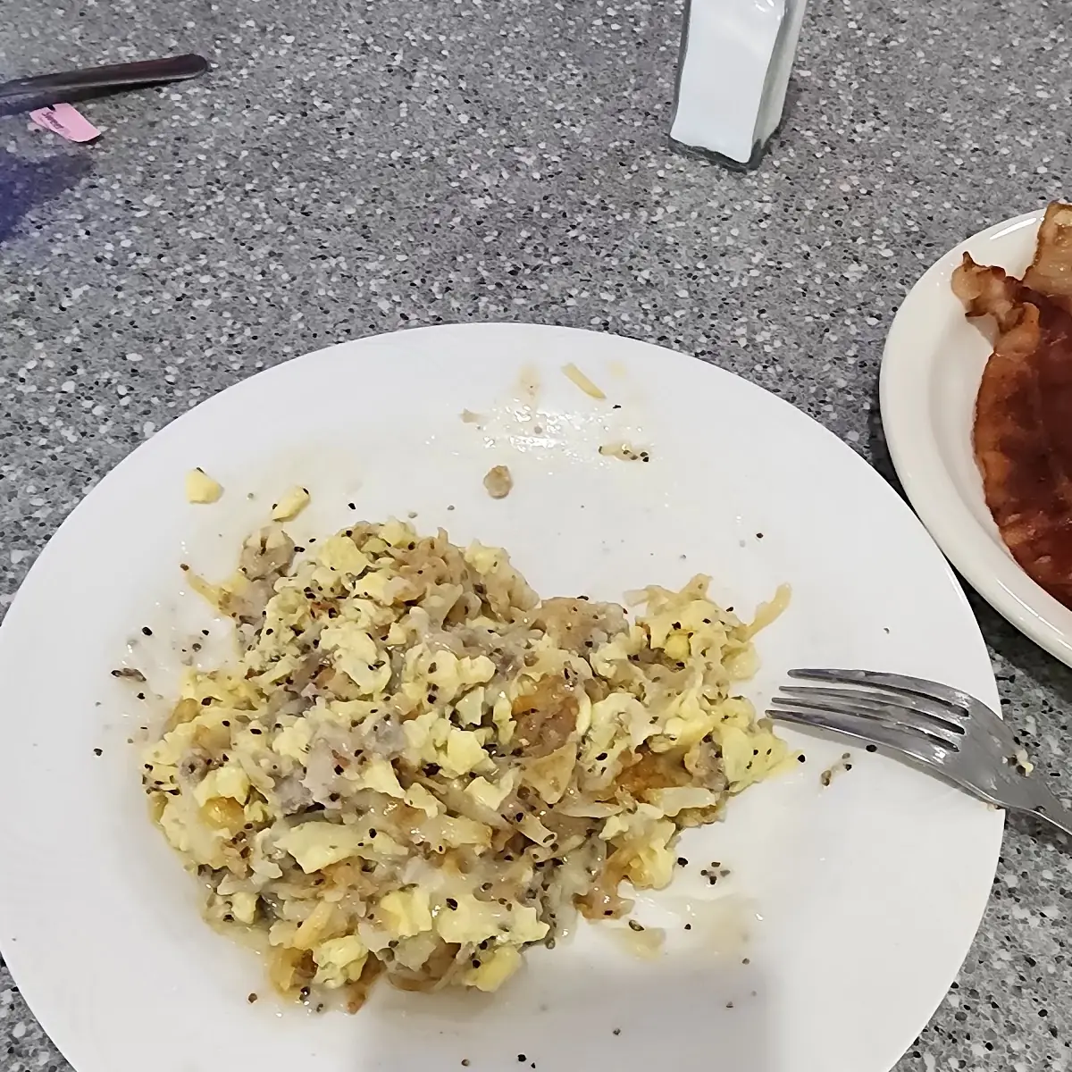 Scrambled Eggs and Hash Browns