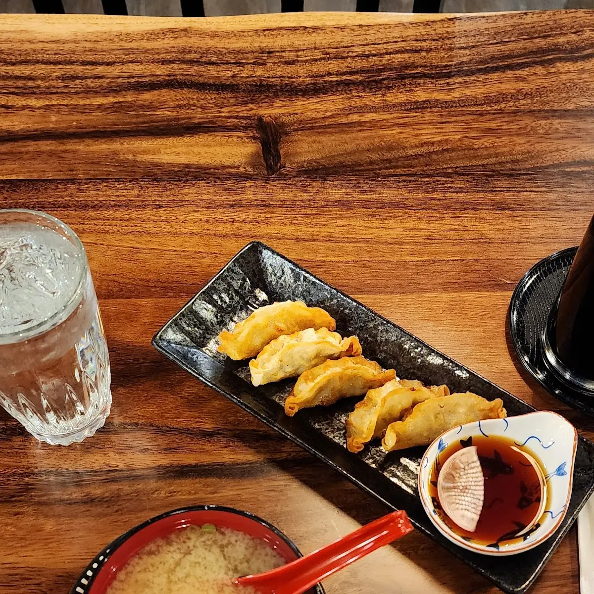 Gyoza and Miso Soup