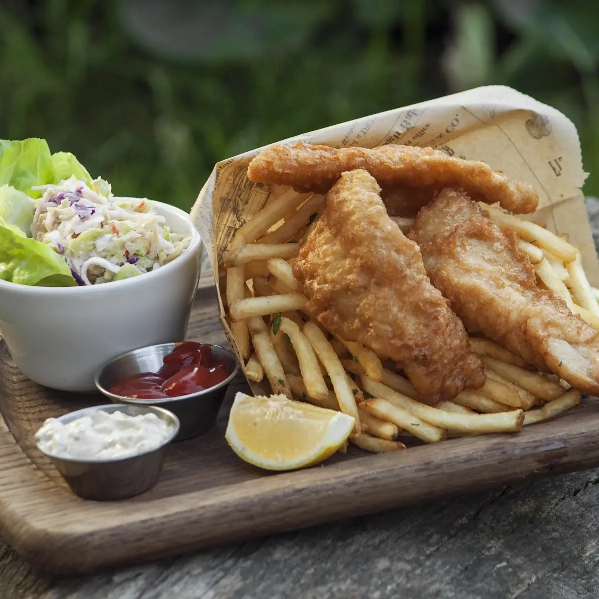 Riptide Red Ale Battered Fish Chips