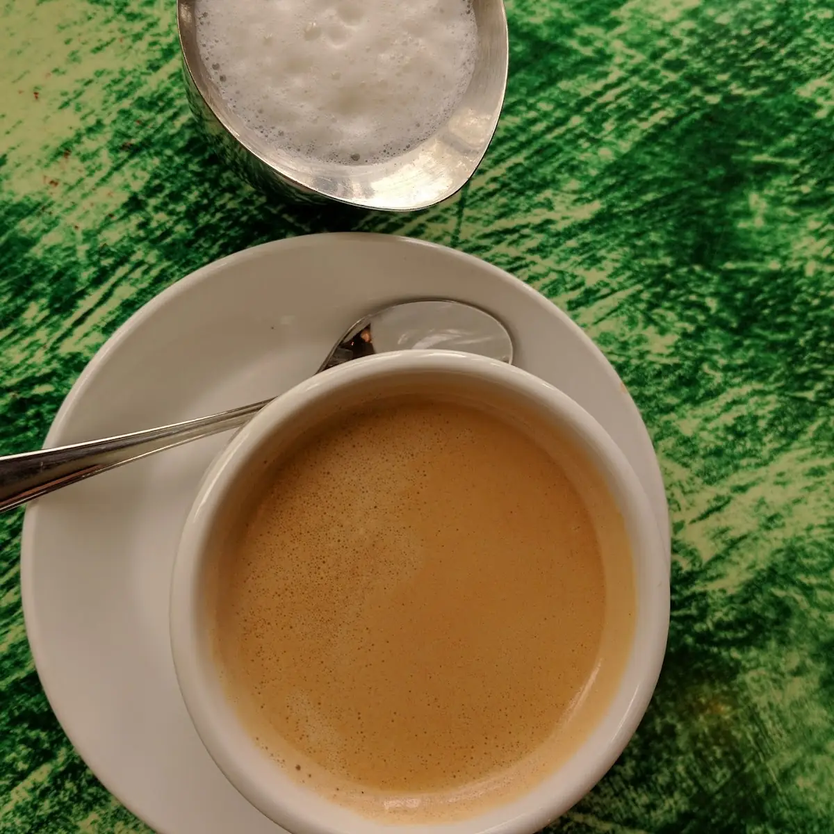Americano with Steamed Milk
