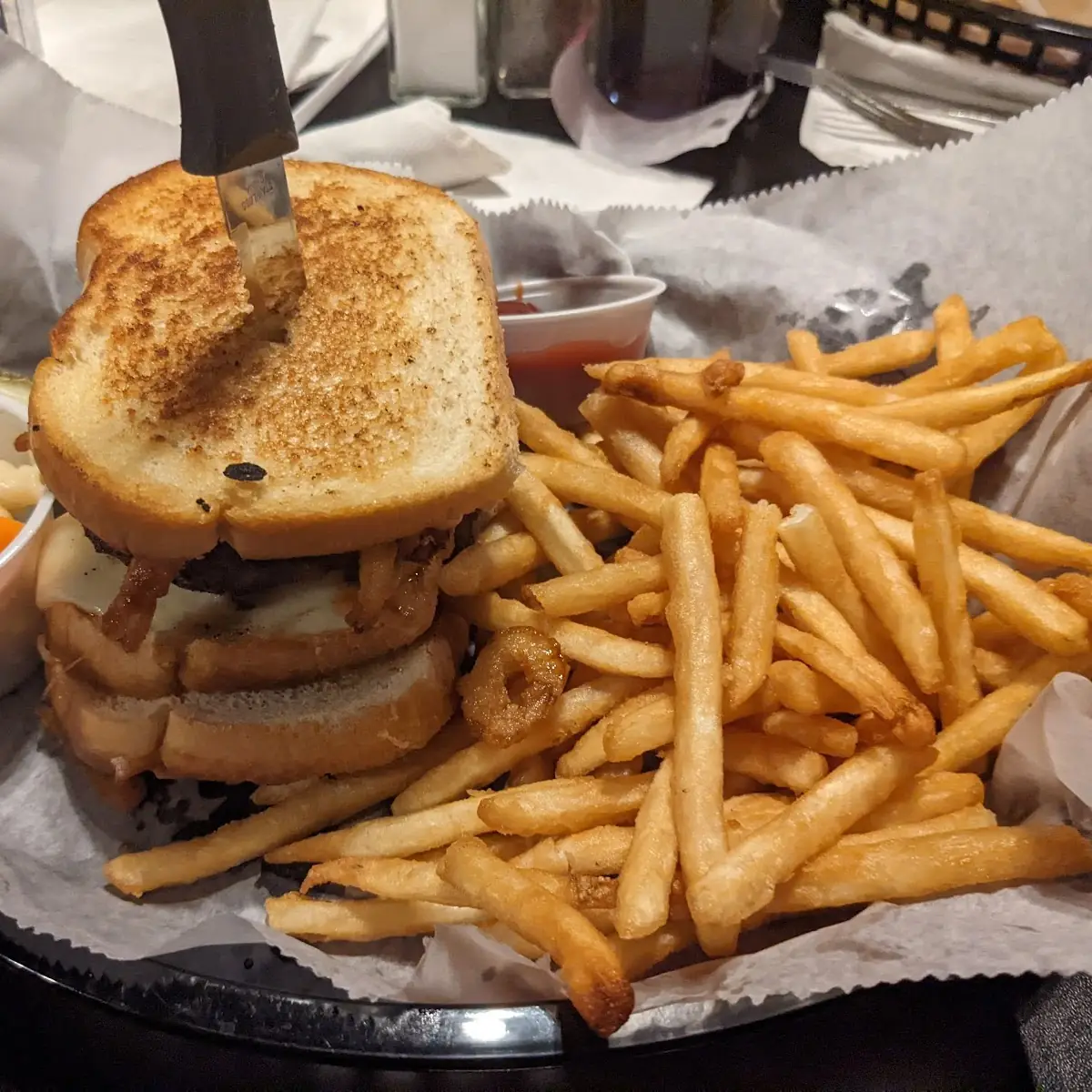 Double Cheeseburger Without the Second Patty