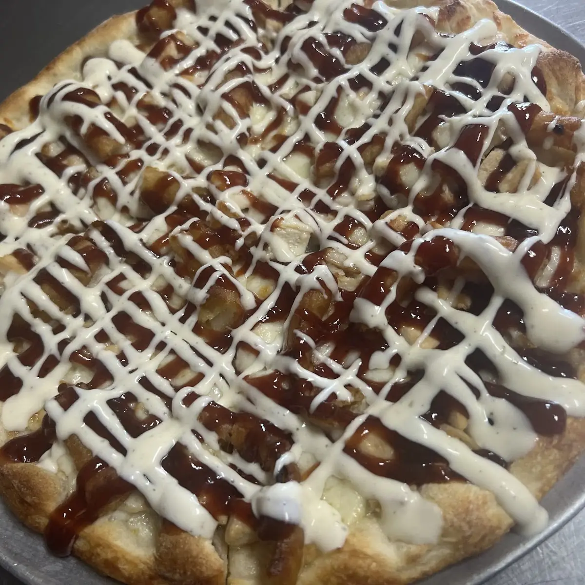 Grilled Chicken Bacon Ranch Dressing Pizza Mozzarella