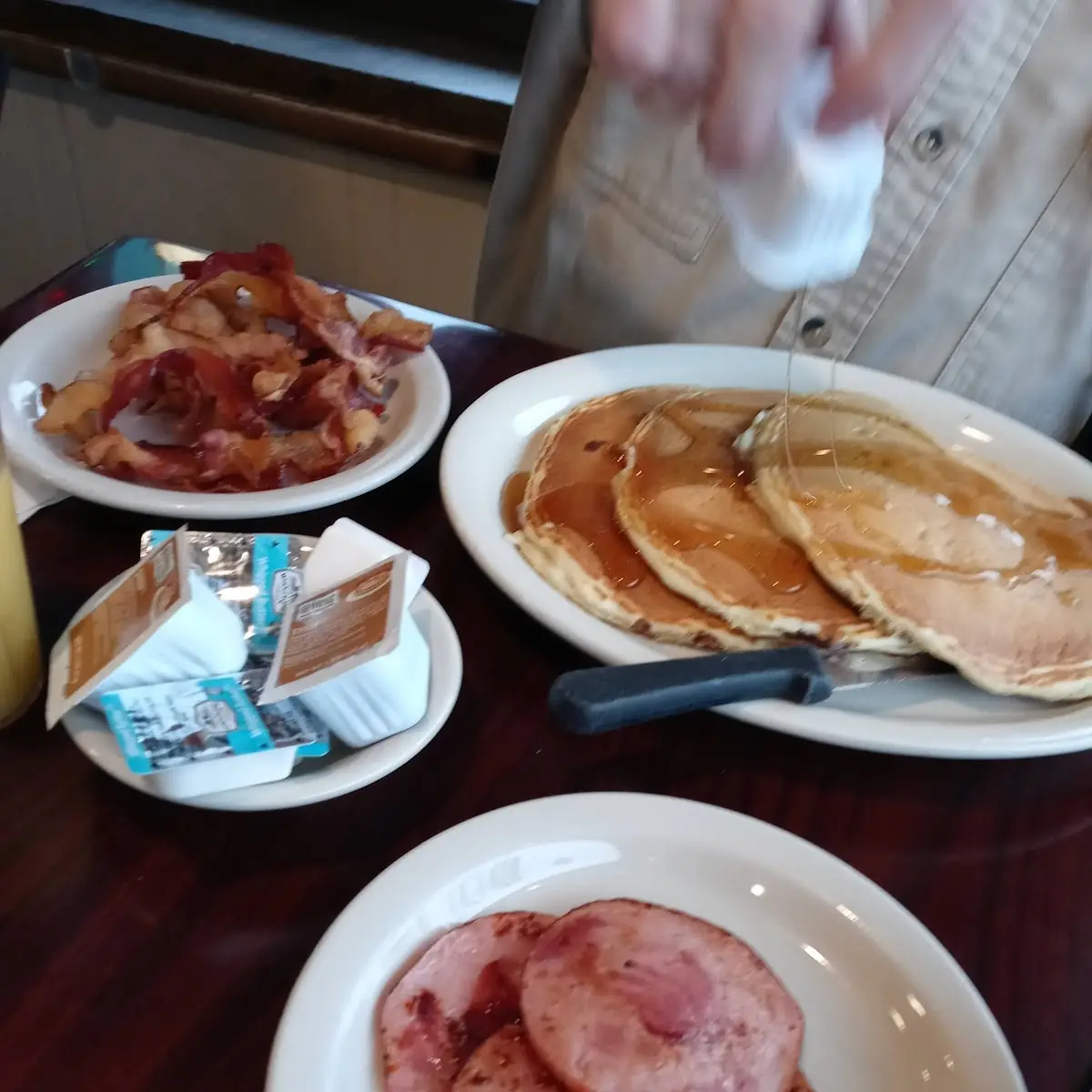 Pancake Combo Extra Bacon