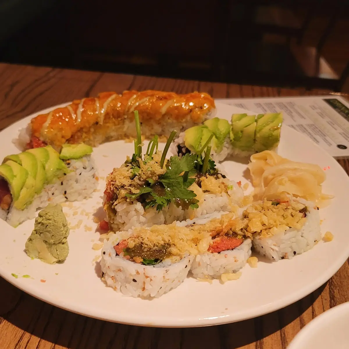Rainbow Sashimi Sampler