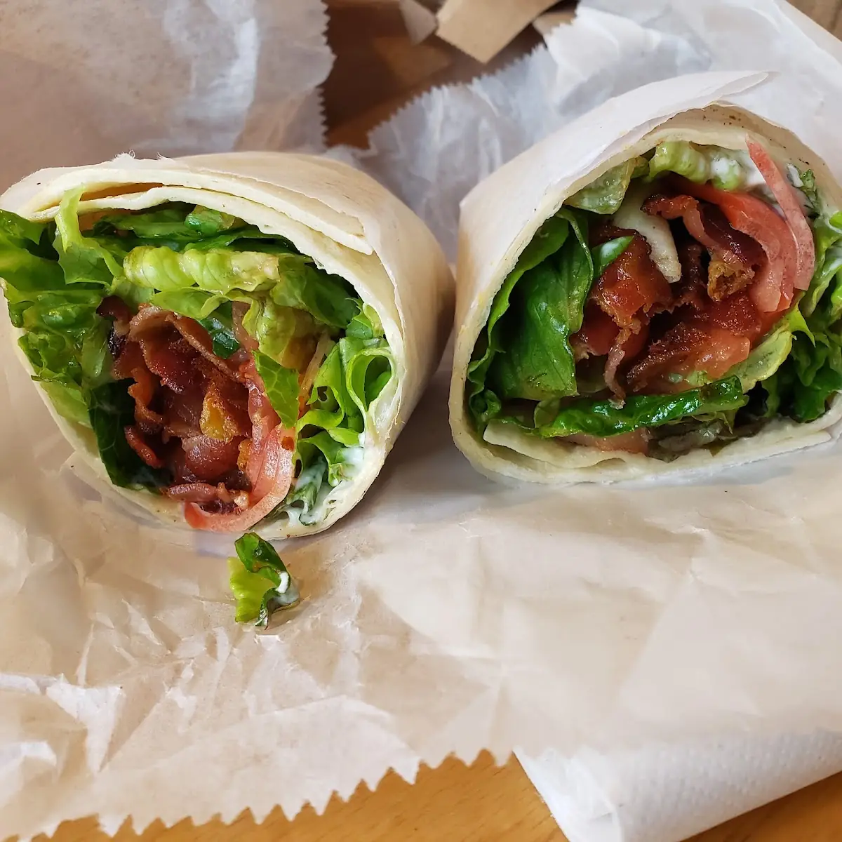 Smoked Turkey blt Wrap