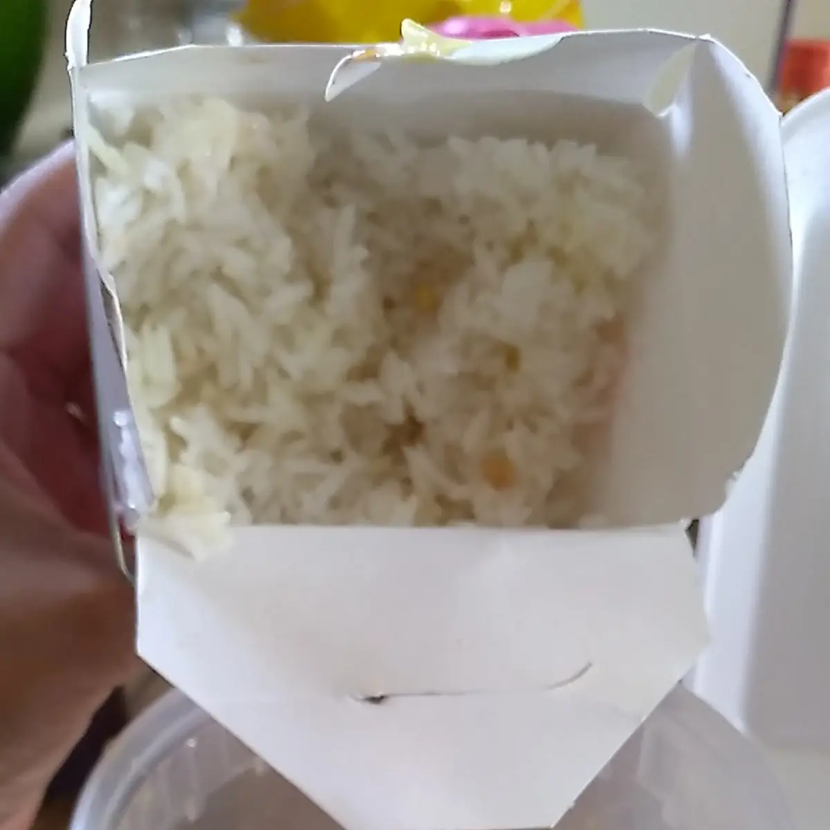 Egg Drop Soup with Shrimp and Steamed Rice