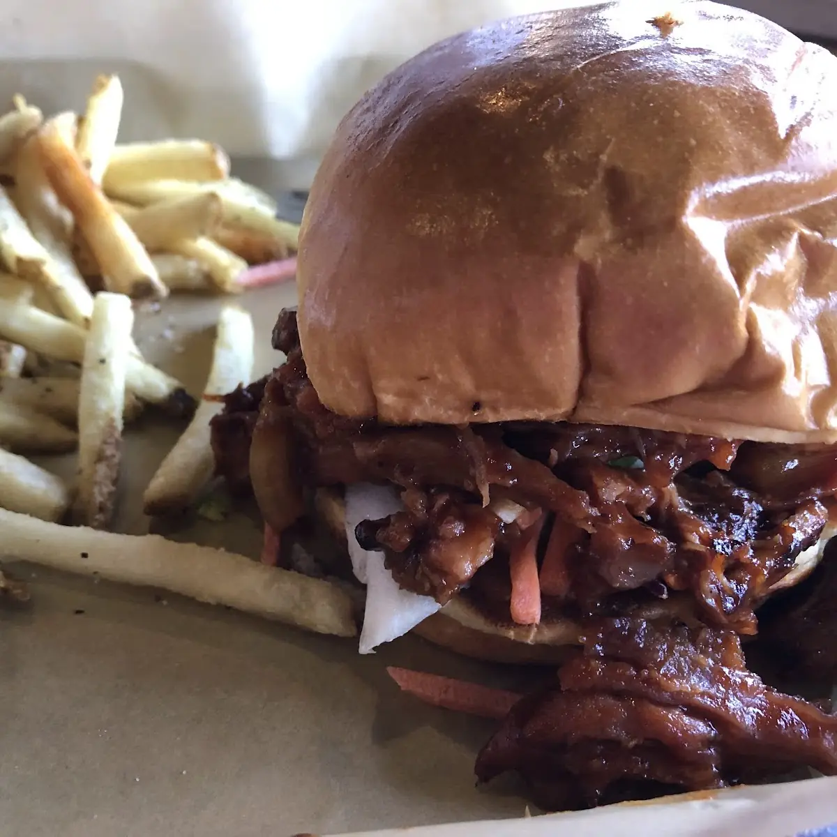 Shredded Pork Sandwich