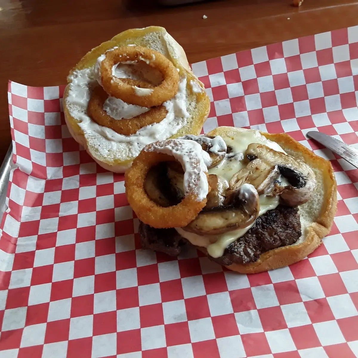 Swiss Mushroom Burger
