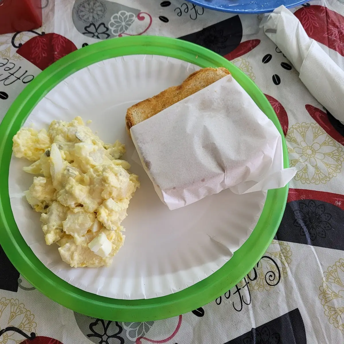 Grilled Cheese with Potato Salad