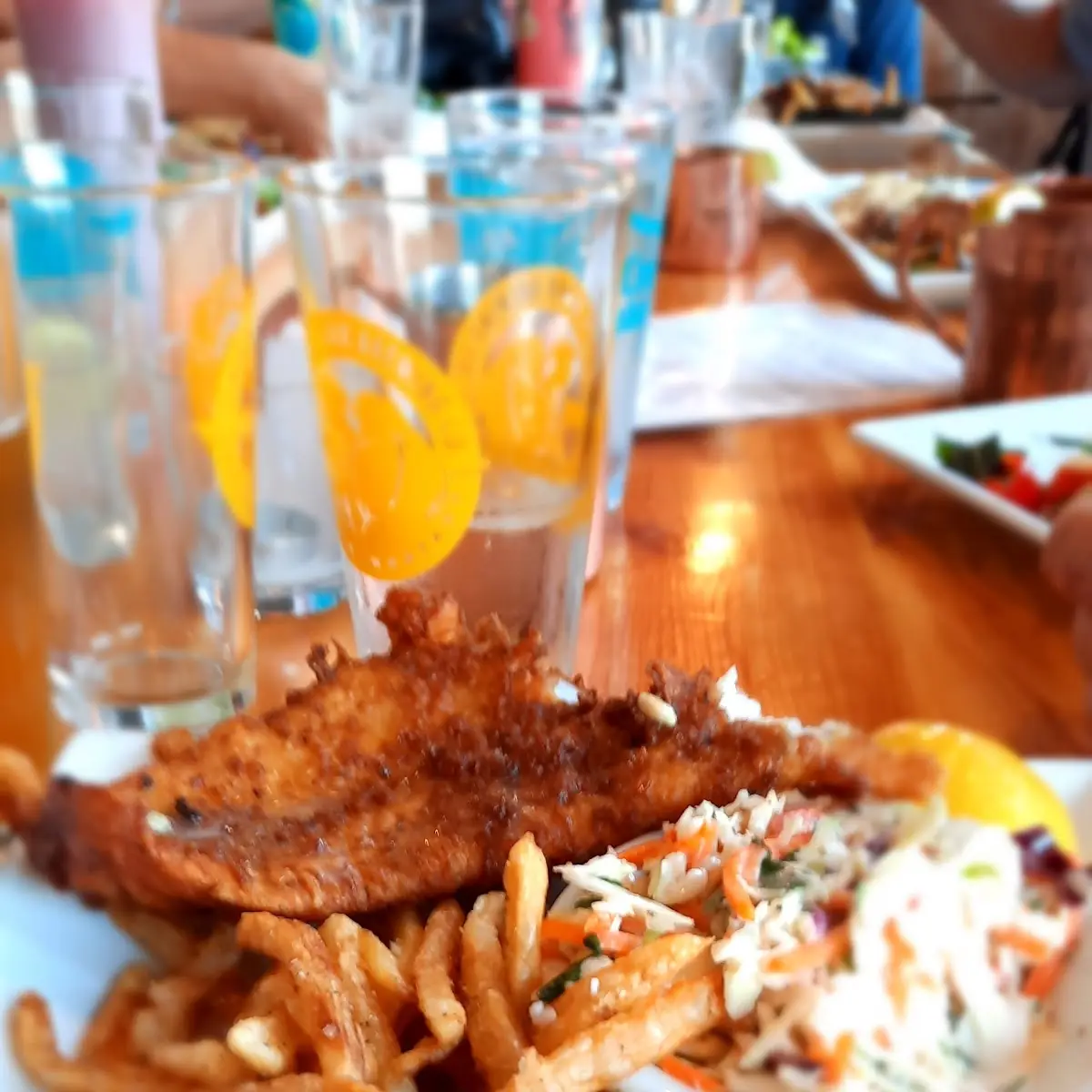 Walleye Fish and Chips