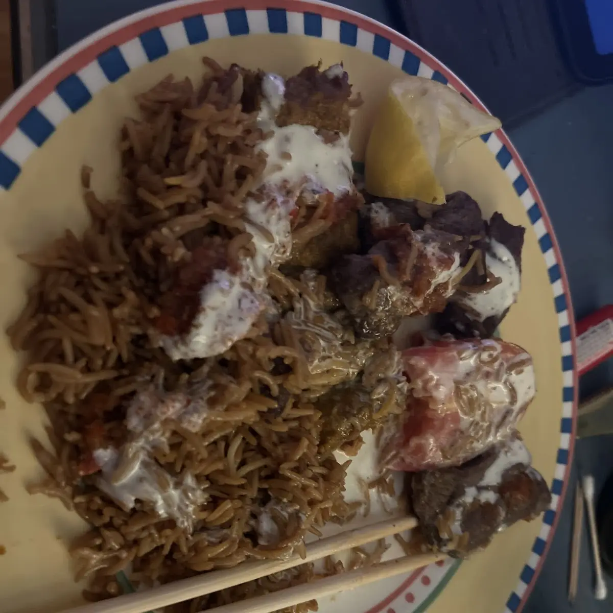 Lamb Kebab Platter