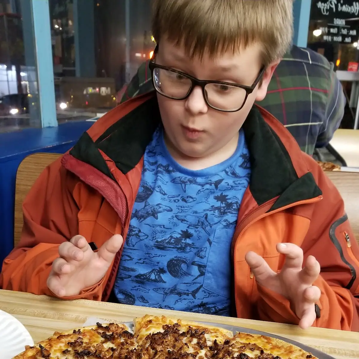 1 2 Mushroom Pizza 1 2 Bacon Pizza