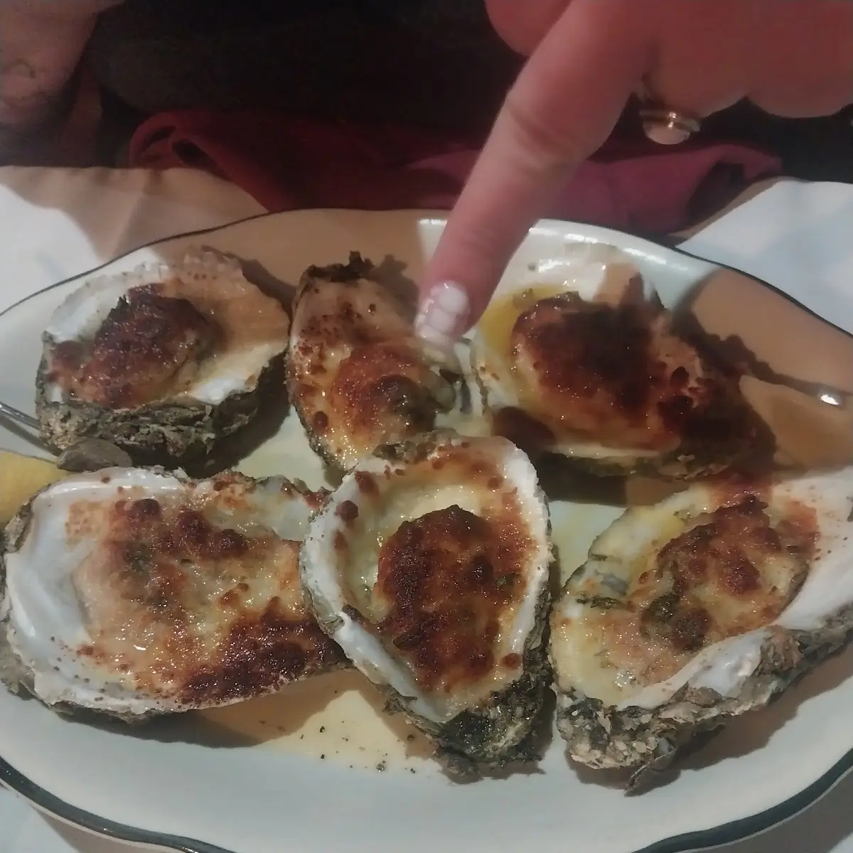 Grilled Oysters on the Half Shell