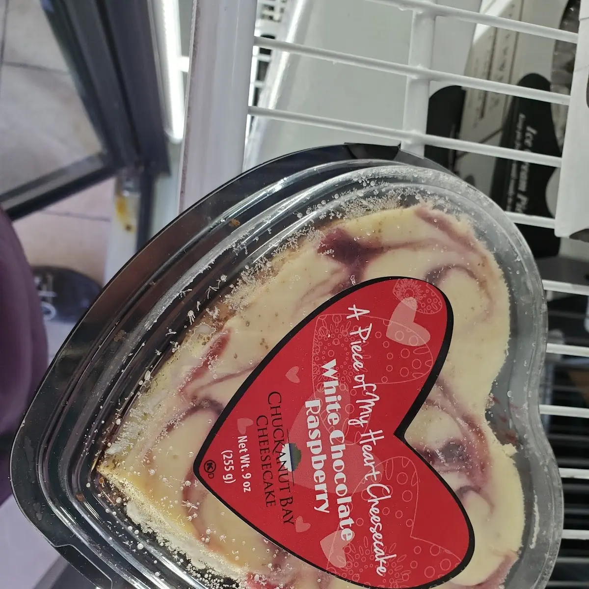 White Chocolate Cheesecake Heart - Chuckanut