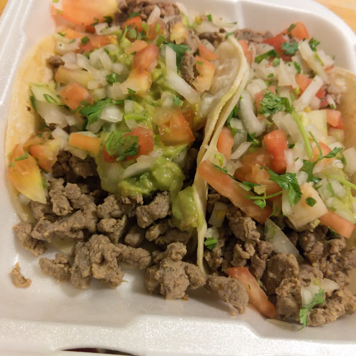 One Carne Asada Taco Soft Taco