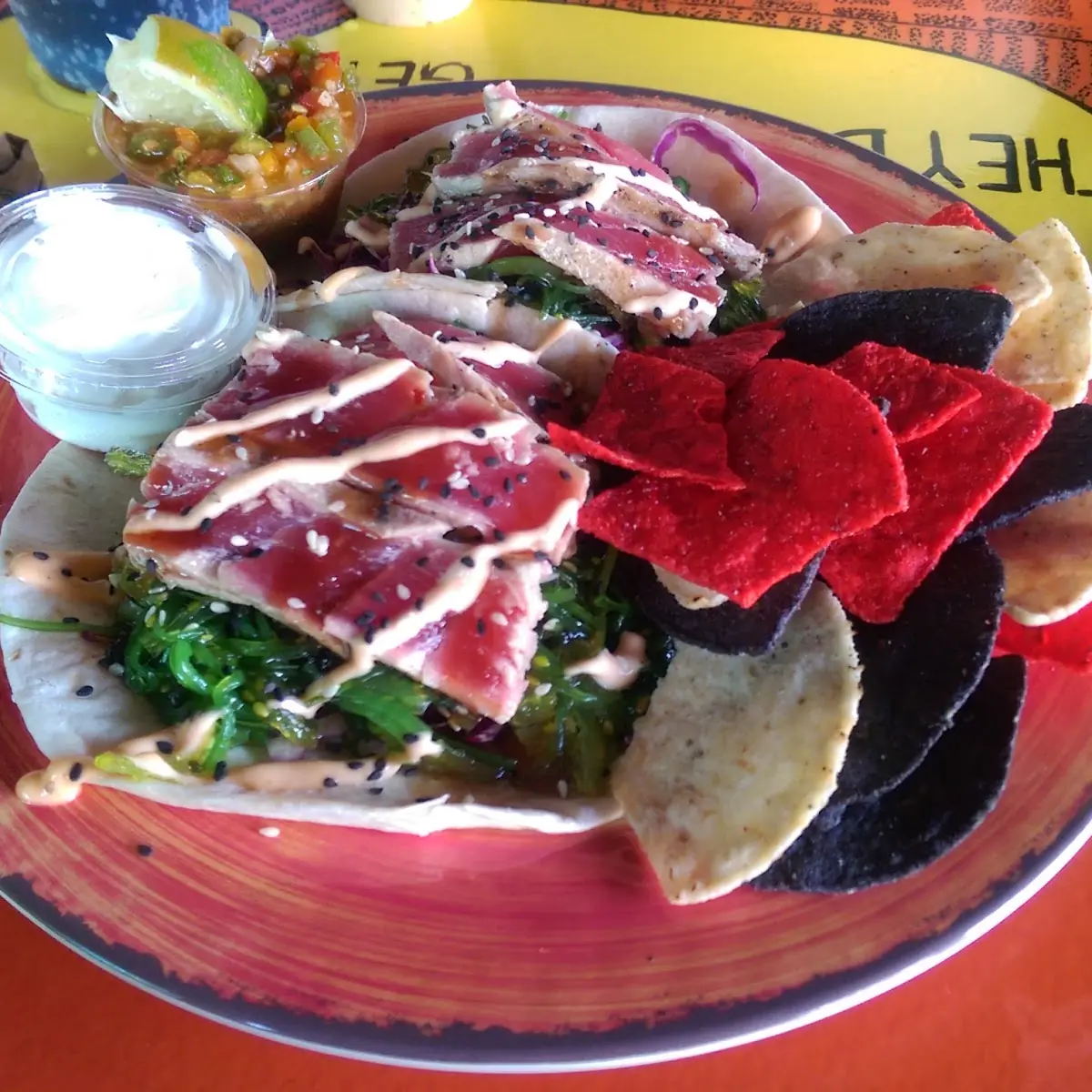 Seared Ahi Tacos