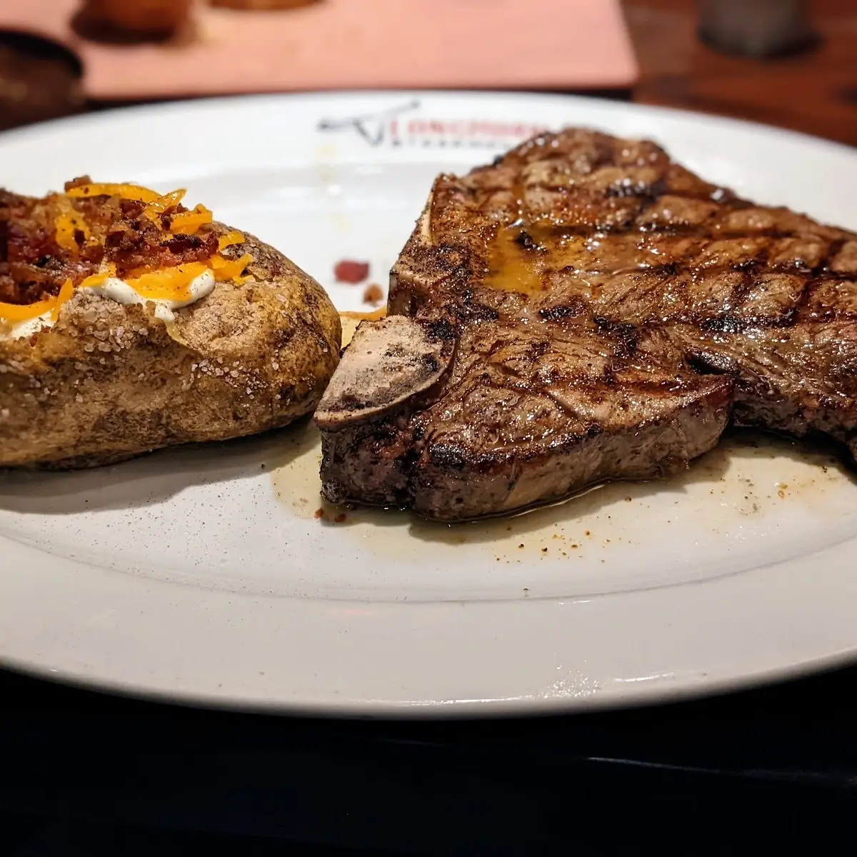 Fire Grilled T Bone Steak