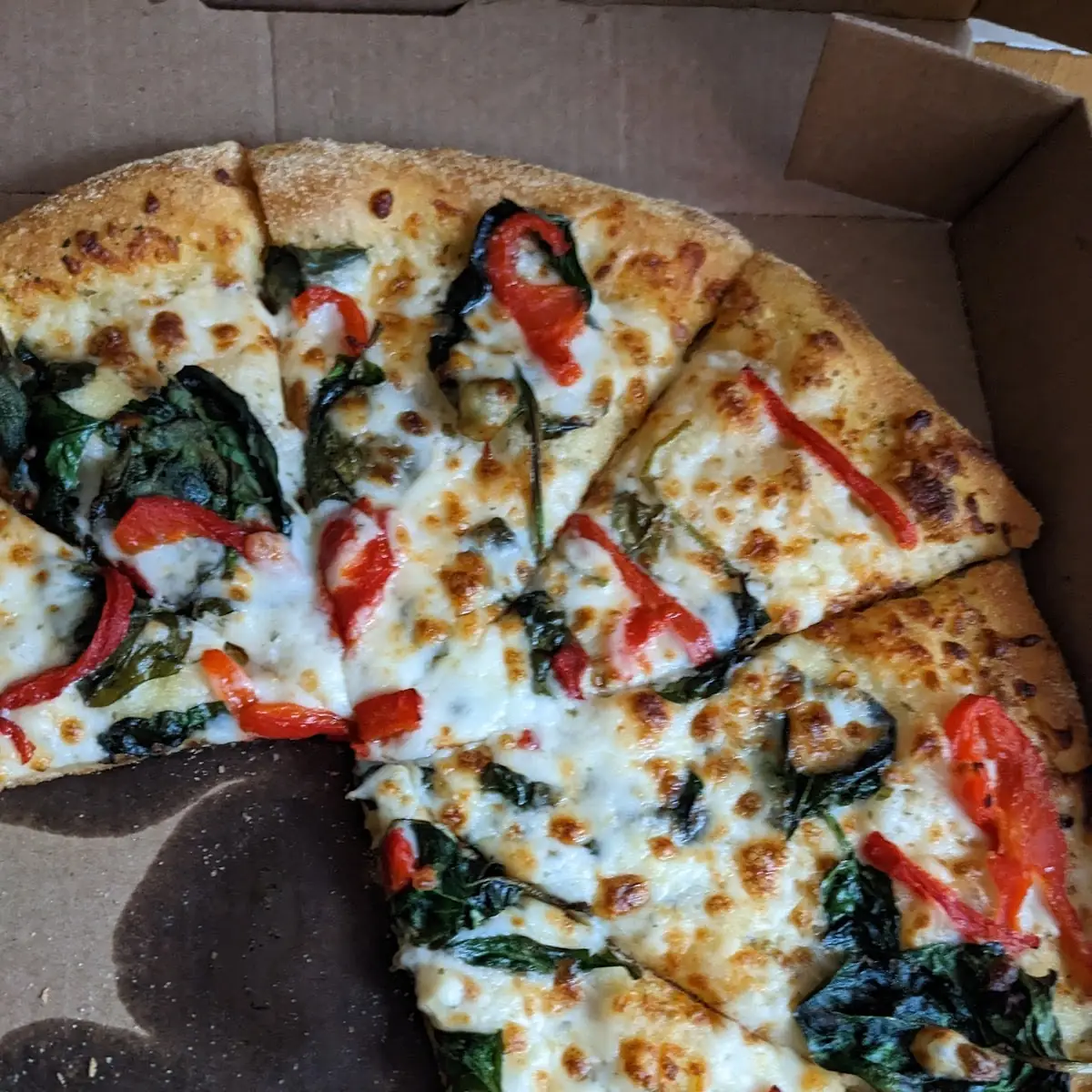 Red Pepper and Spinach