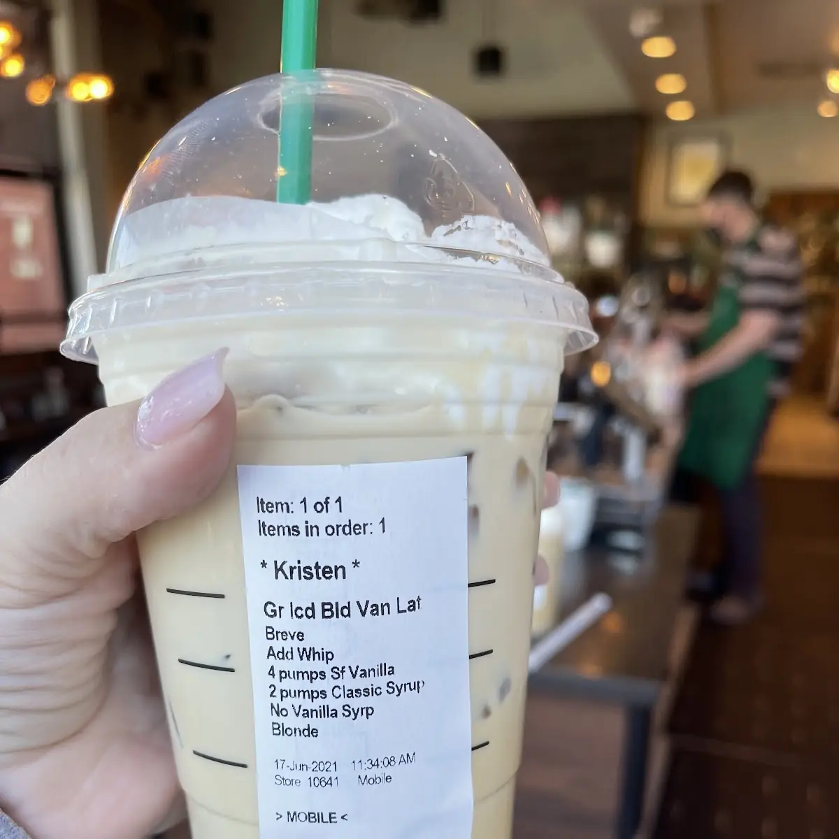 Blonde Vanilla Latte