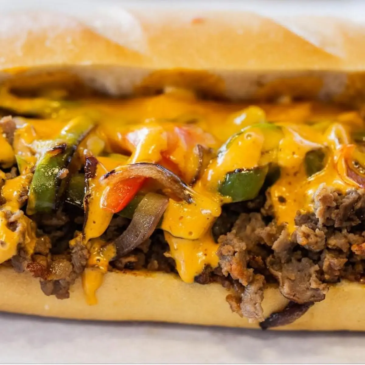 12 Philly Cheesesteak Sandwich